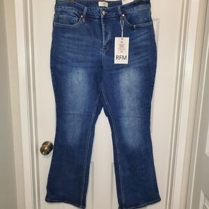 RFM Blue High Rise Bootcut Jeans 20
